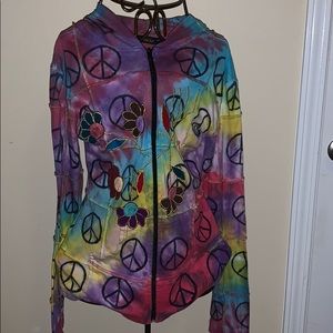ALL THAT JAZZ ZIP UP PEACE JACKET